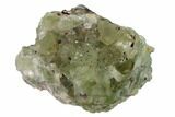 Green Cubic Fluorite Crystal Cluster - Morocco #164554-1